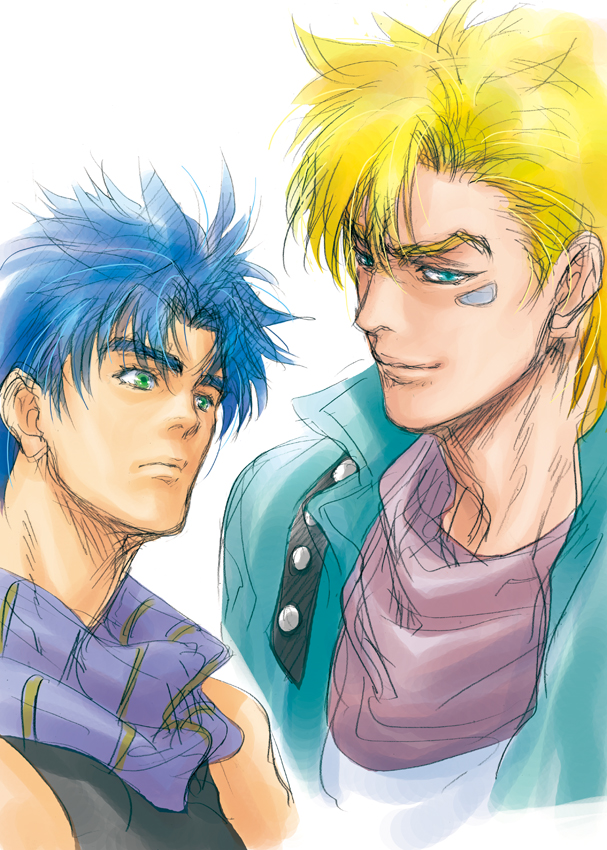 joseph joestar and caesar anthonio zeppeli (jojo no kimyou na bouken and 1 more) drawn by kurenai_karasu