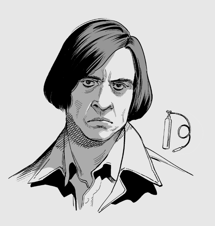 anton chigurh (no country for old men) drawn by hiro_(chumo)