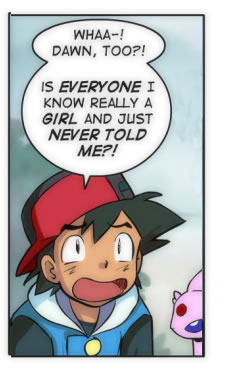 ash ketchum and espeon (pokemon) drawn by p.chronos