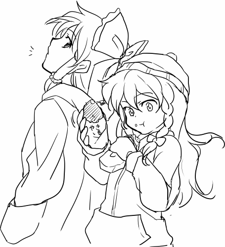 hakurei reimu and kirisame marisa (touhou) drawn by dairi