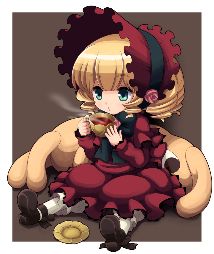shinku, hinaichigo, and kunkun (rozen maiden) drawn by aka_(s3637)