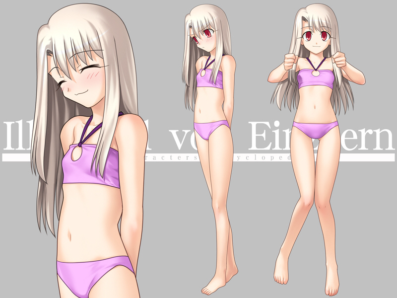 illyasviel von einzbern (fate and 2 more) drawn by takeuchi_takashi
