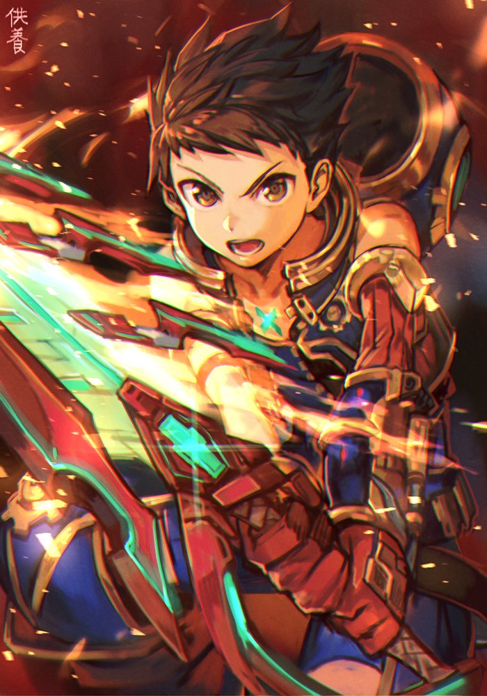 rex (xenoblade chronicles and 1 more) drawn by hungry_clicker