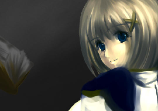 yagami hayate (lyrical nanoha and 2 more) drawn by wagashi_(okashina)