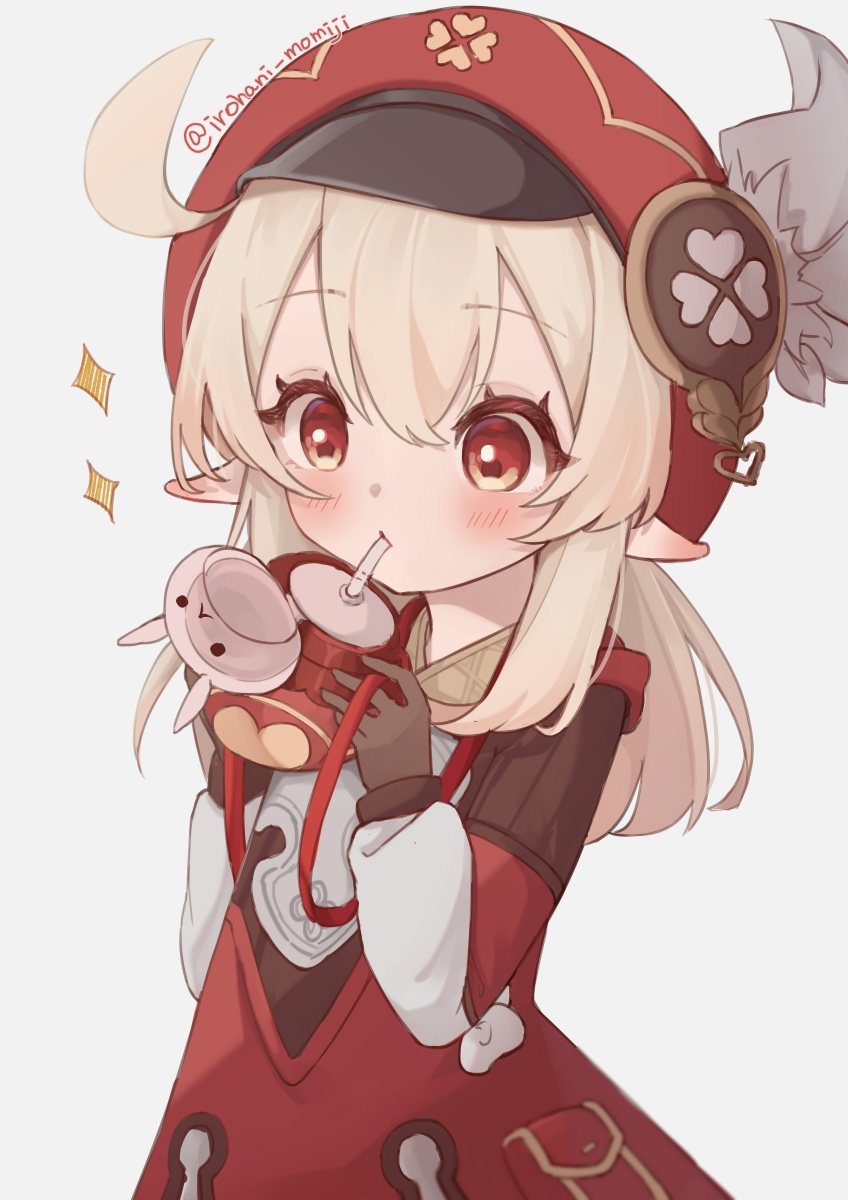 klee and dodoco (genshin impact) drawn by irohani_momiji