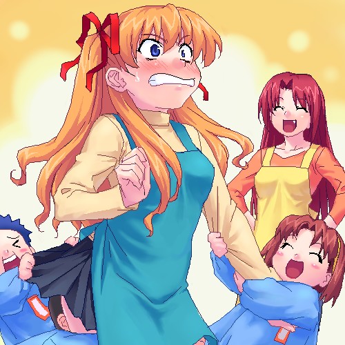 sawatari makoto and kamio haruko (kanon and 1 more) drawn by zen_(kamuro)