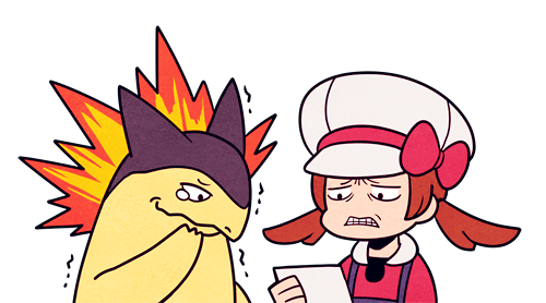 lyra and typhlosion (pokemon and 1 more) drawn by jaho