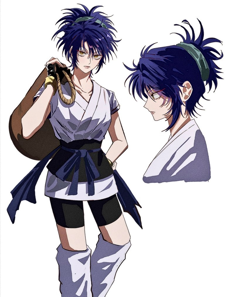 machi komacine (hunter x hunter) drawn by ba_y0