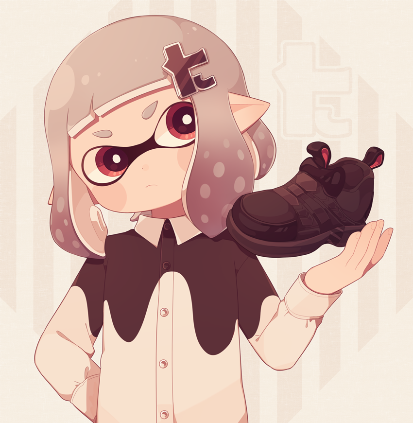 inkling player character and inkling girl (splatoon) drawn by ma-to