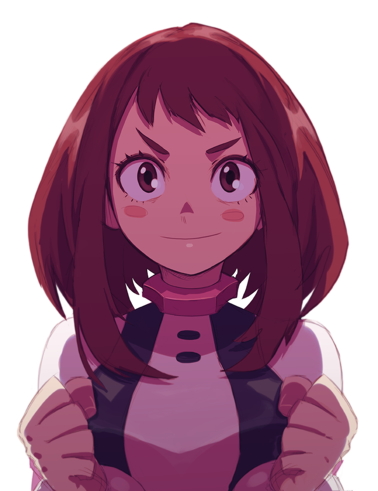 uraraka ochaco (boku no hero academia) drawn by liyart