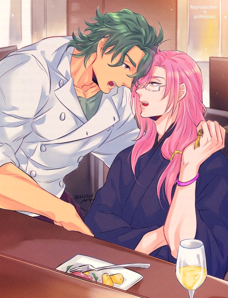 joe and cherry blossom (sk8 the infinity) drawn by ango_(f_ango)