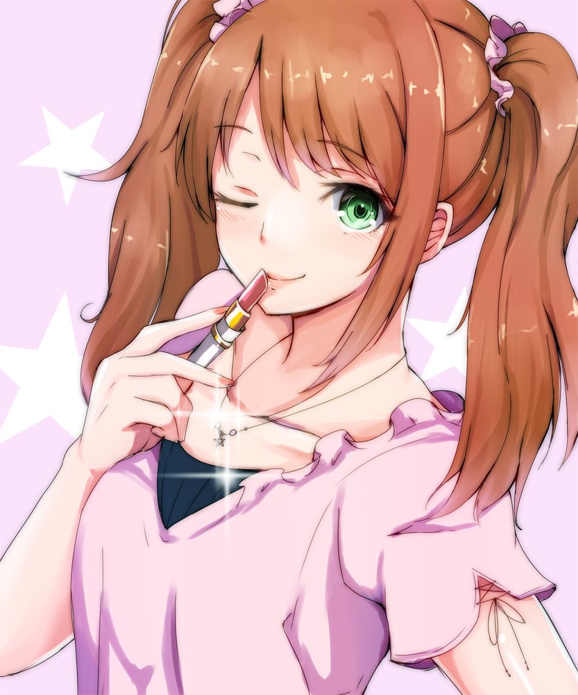 mizushima saki (idolmaster and 1 more) drawn by ryuu.