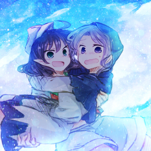 murasa minamitsu and kumoi ichirin (touhou) drawn by mizuki_(flowerlanguage)