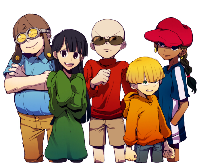 numbuh 3, numbuh 5, numbuh 1, numbuh 4, and numbuh 2 (codename: kids next door) drawn by t_k_g