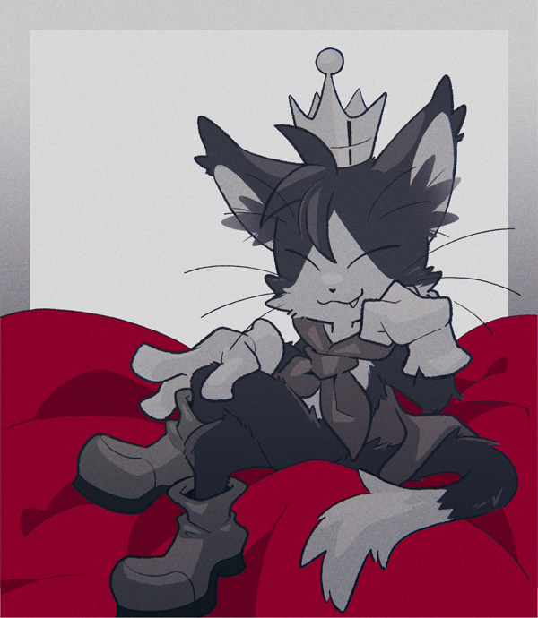 cait sith (final fantasy and 3 more) drawn by coffinsmokes