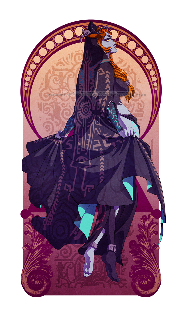 midna (the legend of zelda and 1 more) drawn by melissa_somerville