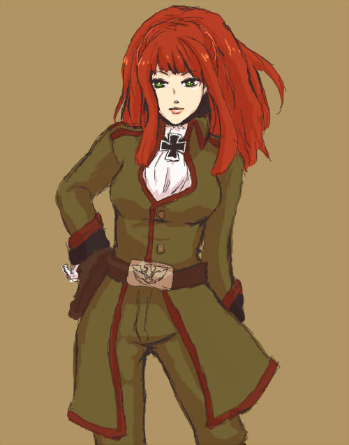 karin koenig (shadow hearts ii) drawn by mekke_mo