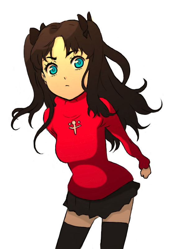 tohsaka rin (fate and 1 more) drawn by kita_makura_naosuke