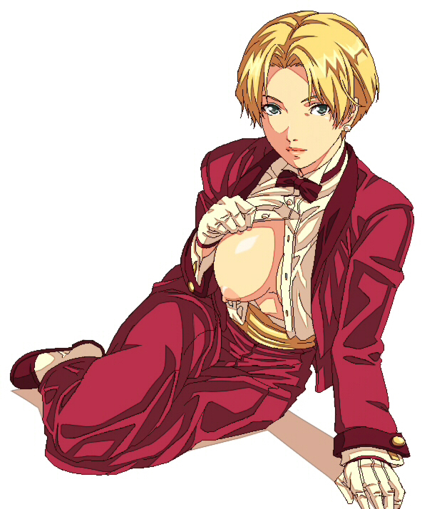 king (the king of fighters and 1 more) drawn by wankoro_mochi