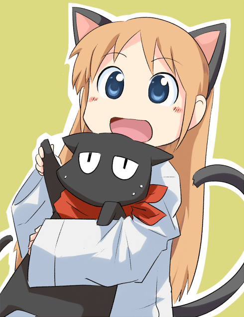 professor shinonome and sakamoto (nichijou) drawn by kouzu_shou