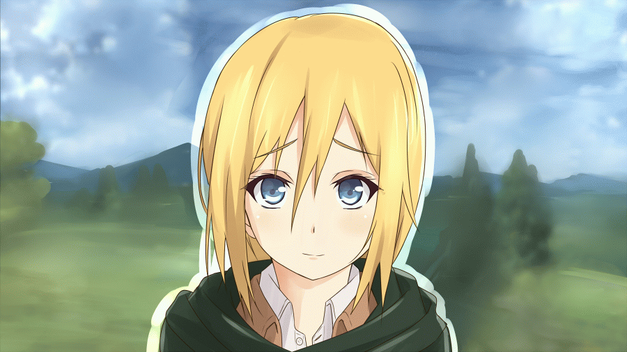 krista lenz (shingeki no kyojin) drawn by saku_(kudrove)
