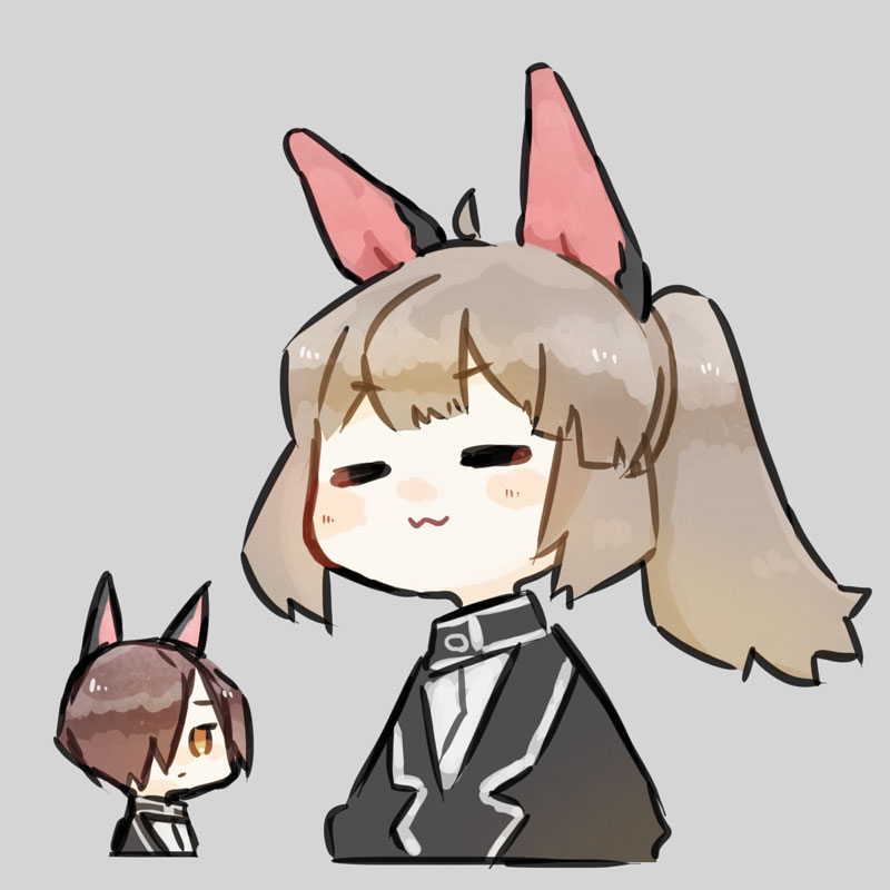nugget and librarian (project moon and 1 more) drawn by harvest_fes