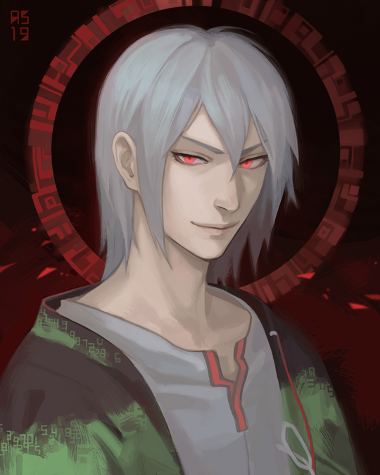 naoya (devil survivor and 1 more) drawn by driftwoodwolf