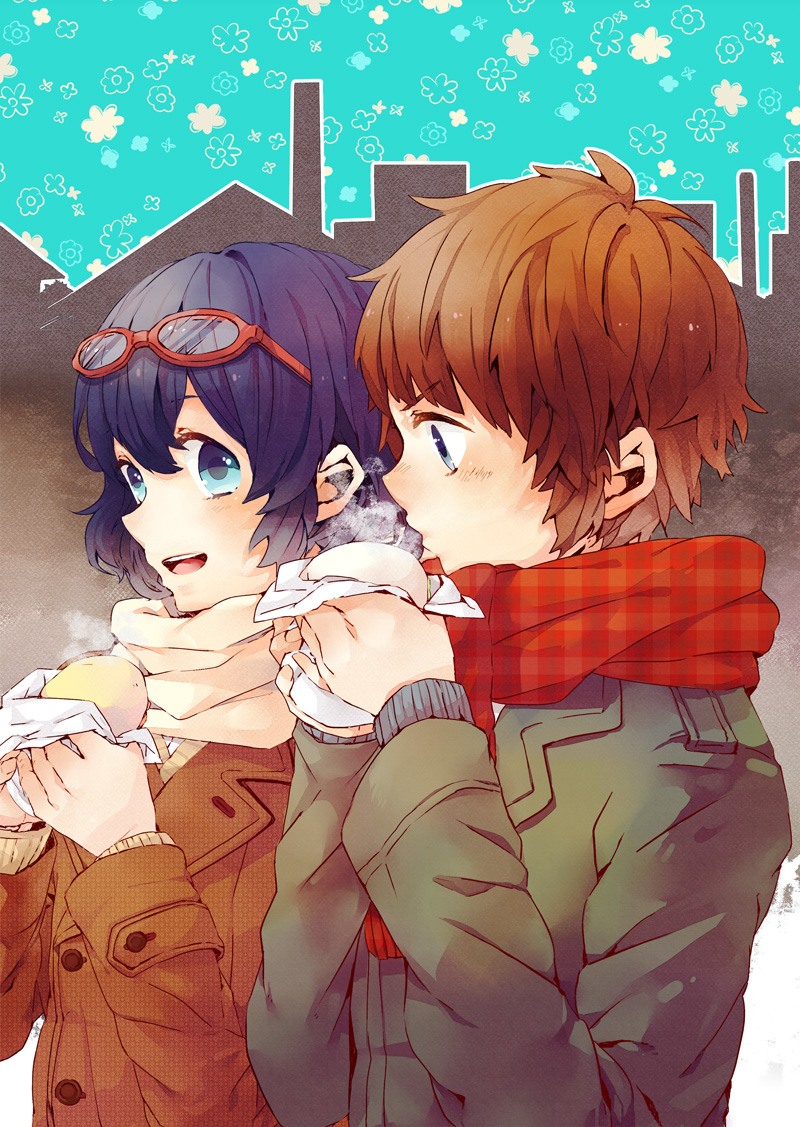 otonashi haruna and tachimukai yuuki (inazuma eleven) drawn by kama_(satoyan)
