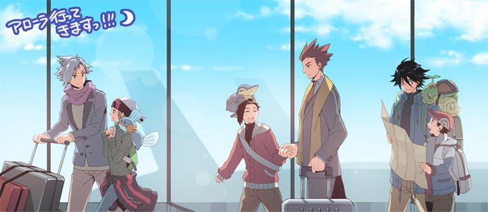 ethan, brendan, cyndaquil, lucas, mudkip, and 4 more (pokemon and 4 more) drawn by xichii