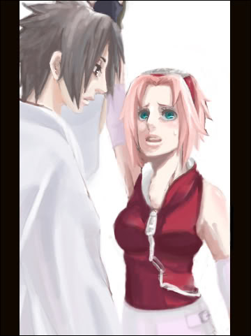 haruno sakura and uchiha sasuke (naruto and 1 more) drawn by xxjaponica-agehaxx
