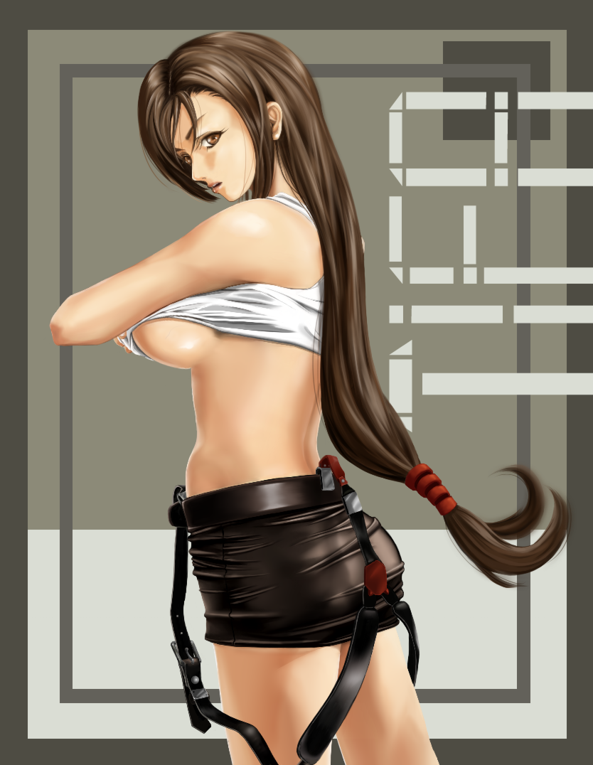 tifa lockhart (final fantasy and 1 more) drawn by taono_kinoko