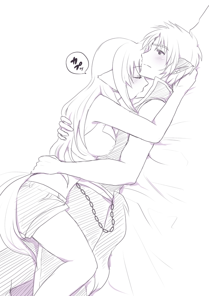 zafira and arf (lyrical nanoha and 2 more) drawn by nagashiro_rouge
