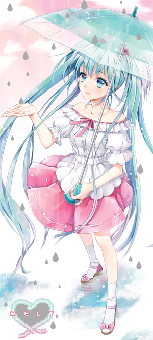 hatsune miku (vocaloid and 1 more) drawn by cocoon_(loveririn)