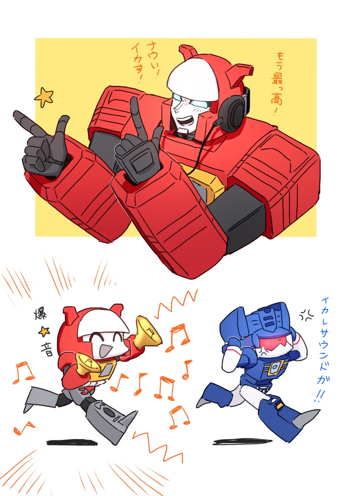 soundwave and blaster (transformers and 1 more) drawn by akane_477