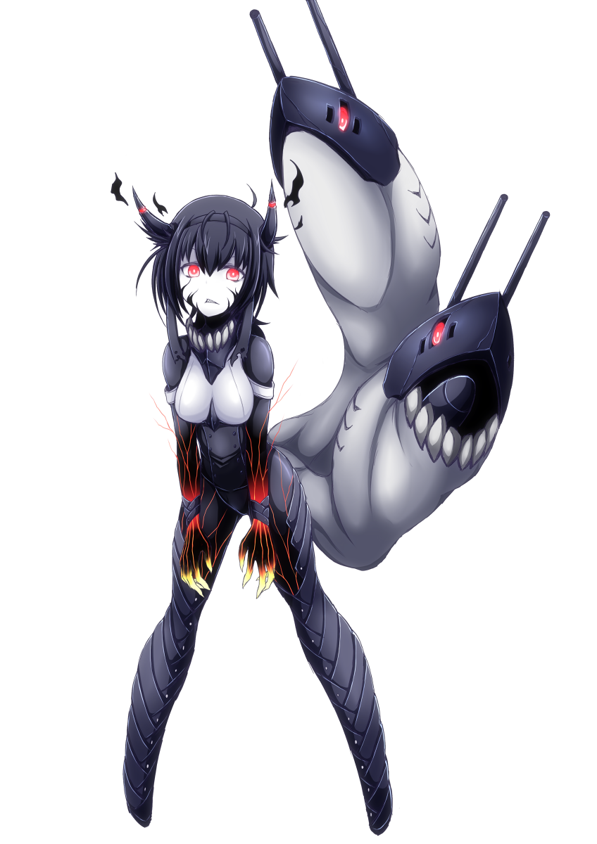hatsuzuki and chou-10cm-hou-chan (kantai collection and 2 more) drawn by ogawa_shou