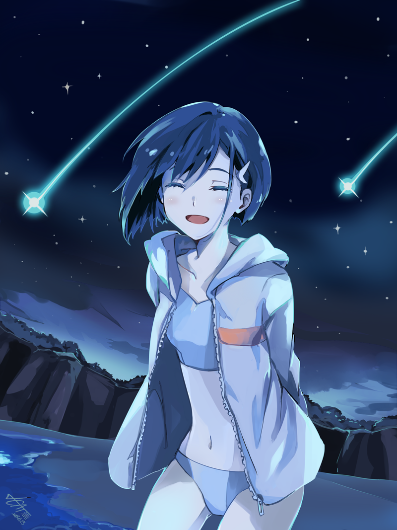 ichigo (darling in the franxx) drawn by ha_neko