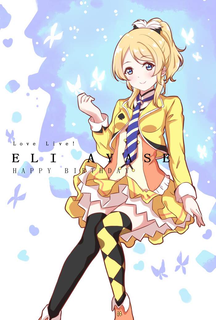 ayase eli (love live! and 2 more) drawn by momoold