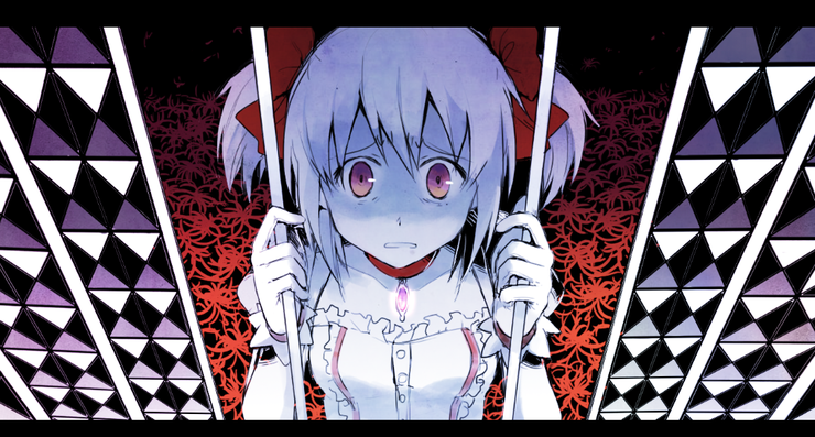 kaname madoka (mahou shoujo madoka magica) drawn by dddoochi1