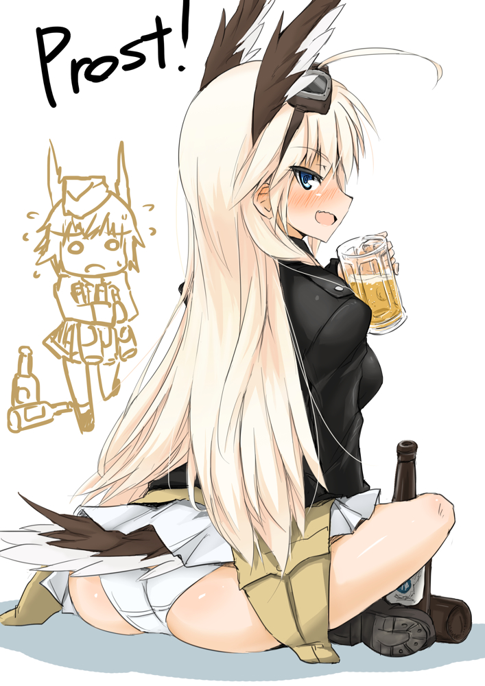 hanna-justina marseille and raisa pottgen (world witches series and 1 more) drawn by dakku_(ogitsune)