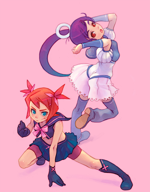 cure black and cure white (original and 2 more) drawn by weno