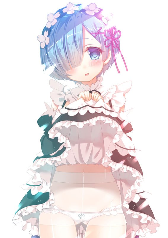 rem (re:zero kara hajimeru isekai seikatsu) drawn by mitsumomo_mamu