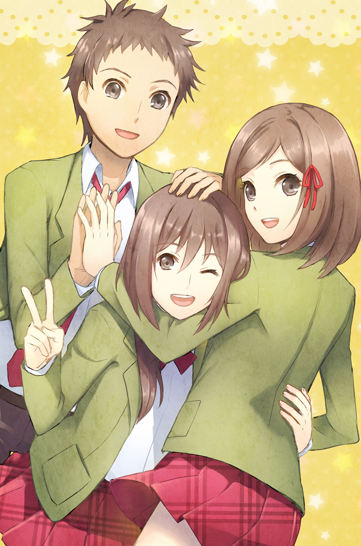 souda mayura, souda masumi, and souda manatsu (rdg red data girl) drawn by touyama_sabu