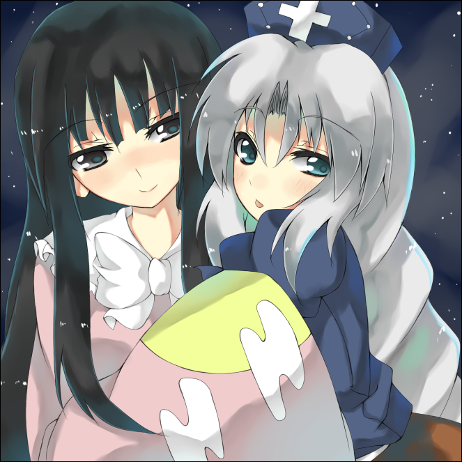 houraisan kaguya and yagokoro eirin (touhou) drawn by shingetsu_takehito