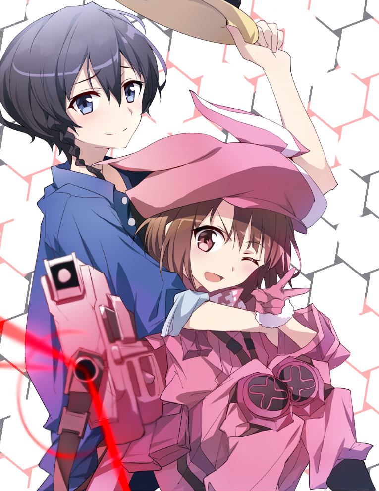 llenn and kohiruimaki karen (sword art online and 1 more) drawn by tsuezu