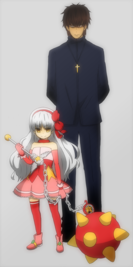 kotomine kirei, caren hortensia, and magical caren (fate and 3 more) drawn by maroyakamaromaro