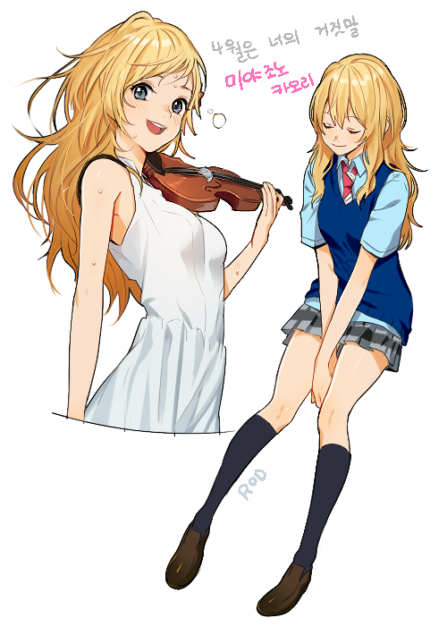 miyazono kawori (shigatsu wa kimi no uso) drawn by rod_(rod4817)