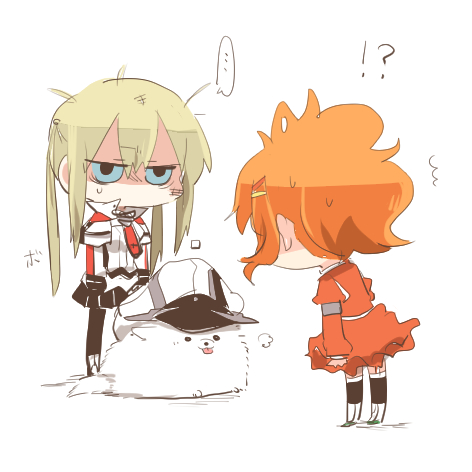 admiral, graf zeppelin, non-human admiral, and aquila (kantai collection) drawn by rebecca_(keinelove)