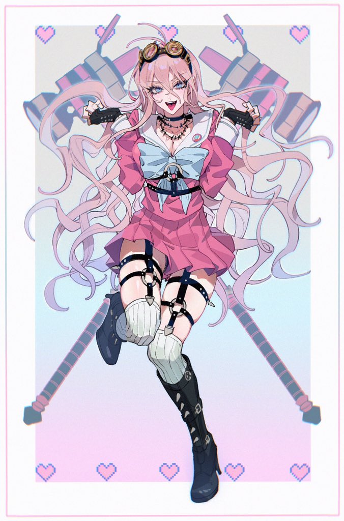iruma miu (danganronpa and 1 more) drawn by inuyama_(inuhill)