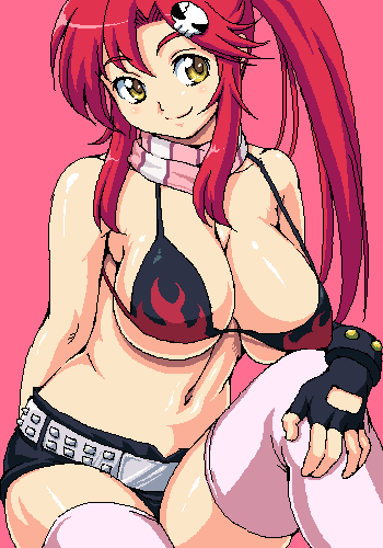 yoko littner (tengen toppa gurren lagann) drawn by kasanui