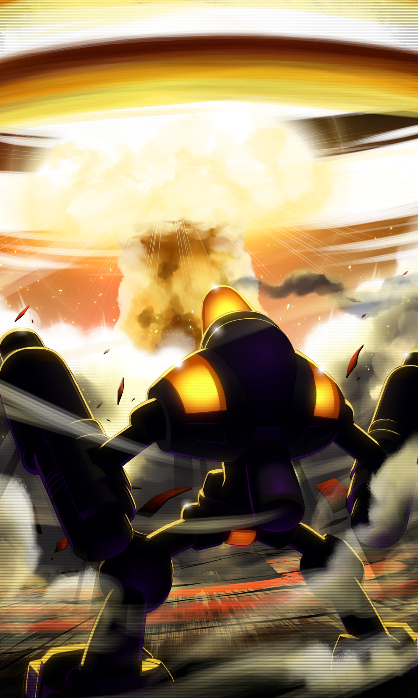 napalmman.exe (mega man and 2 more) drawn by napo
